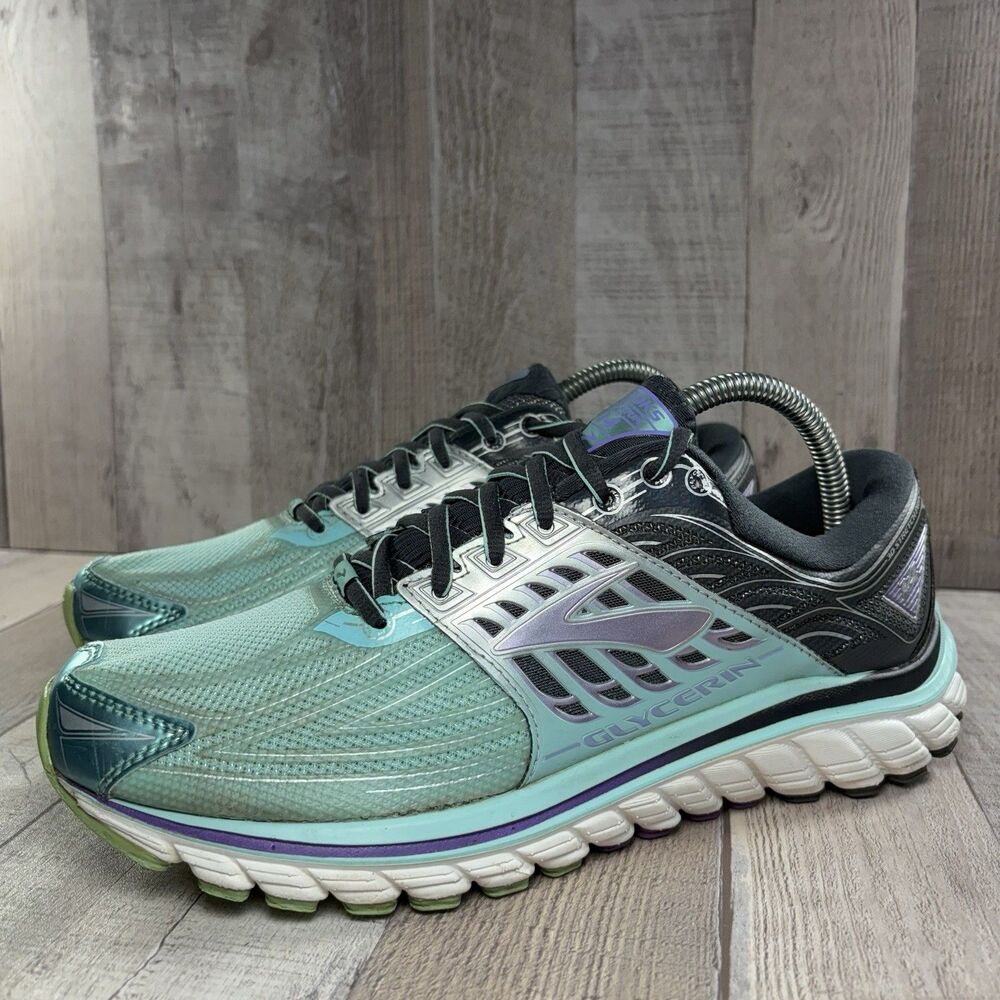 Brooks Glycerin 14 Women's Size 10 Running Shoes Athletic Sneakers Aqua Teal